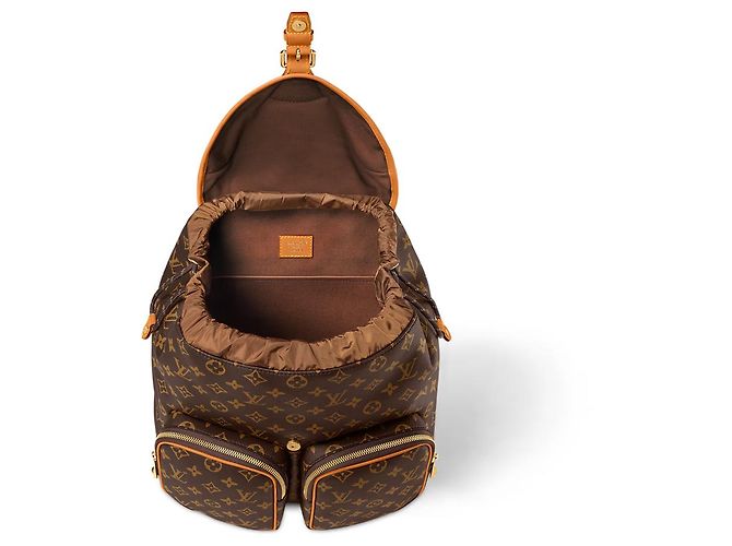 Louis Vuitton Zaino Cargo LV Montsouris Marrone - vista 2