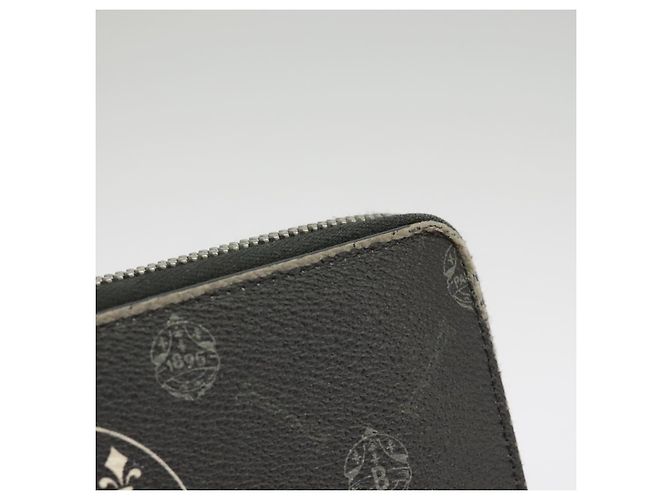 Berluti Lange Geldbörse Leder Schwarz Blau Weiß Auth bs19900 - Ansicht 18