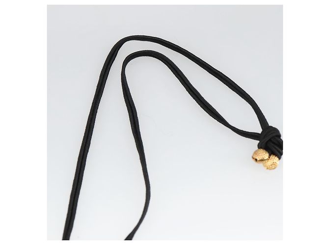 Collana Baccarat Cristallo Gzass Chiaro Nero Oro Auth am7307 D'oro - vista 9