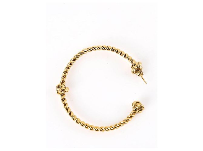 Aurelie Bidermann Brincos dourados - vista 2
