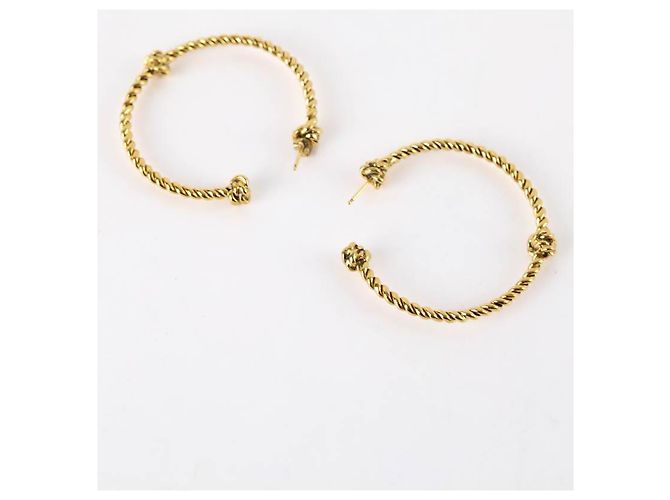 Aurelie Bidermann Brincos dourados - vista 3
