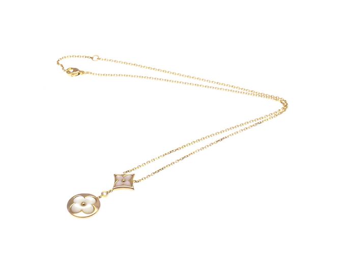 Collana Louis Vuitton Color Blossom NC D'oro - vista 12