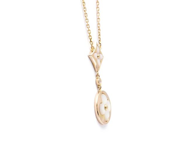 Collana Louis Vuitton Color Blossom NC D'oro - vista 3