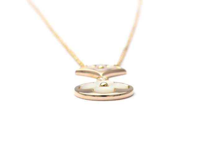 Collana Louis Vuitton Color Blossom NC D'oro - vista 4