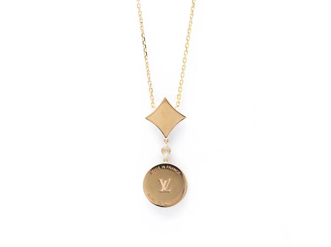 Collana Louis Vuitton Color Blossom NC D'oro - vista 5