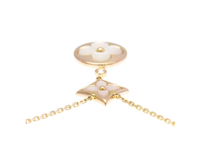 Collana Louis Vuitton Color Blossom NC D'oro - vista 6