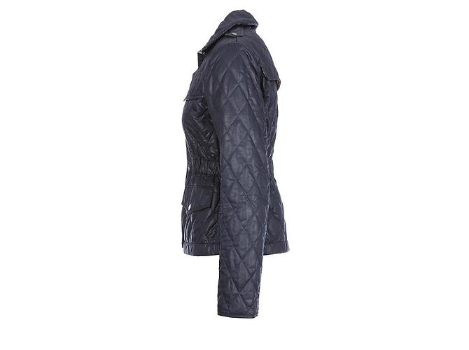 Jaqueta frontal com zíper sintético acolchoado Burberry S Azul marinho - vista 3