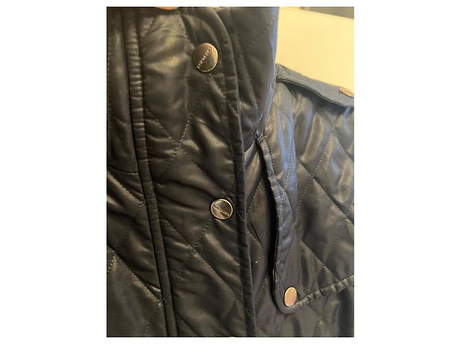Jaqueta frontal com zíper sintético acolchoado Burberry S Azul marinho - vista 7