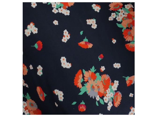 Camiseta de seda y algodón floral Louis Vuitton Resort 2017 Negro - vista 3