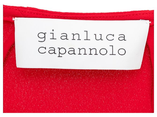 Autre Marque Top oversized Gianluca Capannolo Roja - vista 9