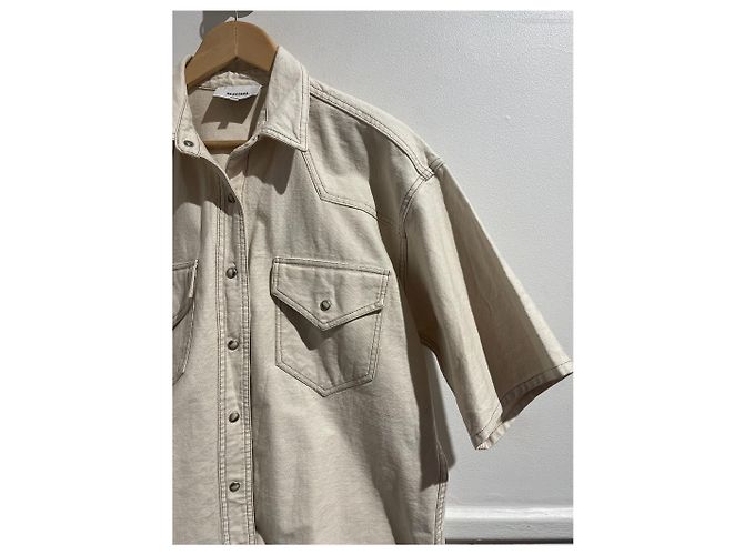NANUSHKA Tops T.International XS Coton Beige - vue 3