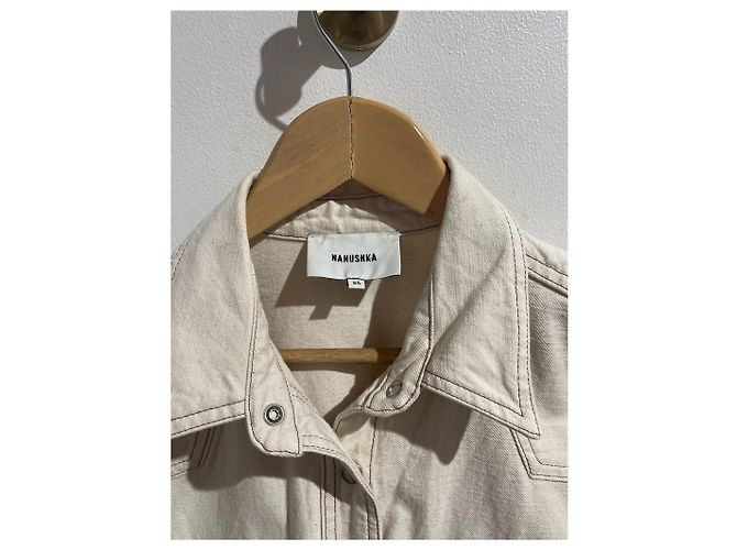 NANUSHKA Tops T.International XS Coton Beige - vue 4