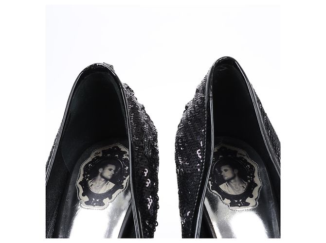 Philipp Plein STARLET Sequin Platform Heel in Size 37 EU - view 6