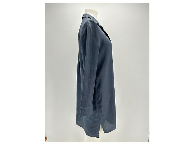 Autre Marque Camisetas James Perse T.US 2 Algodão Azul marinho - vista 3