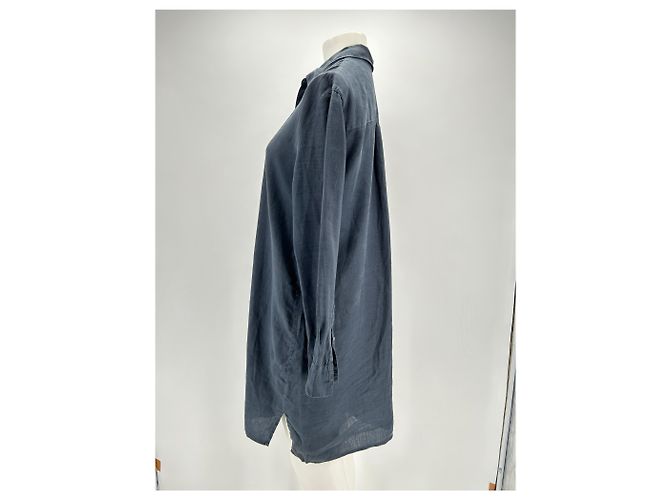 Autre Marque Camisetas James Perse T.US 2 Algodão Azul marinho - vista 4