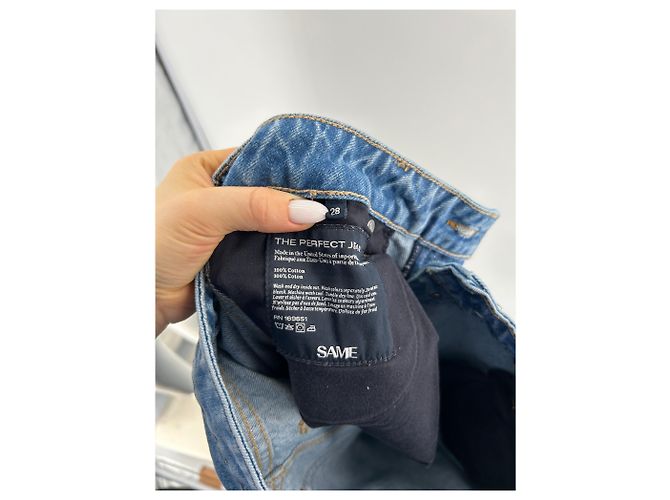 Autre Marque NO FIRMADO / SIN FIRMAR Jeans T.US 28 Algodón Azul - vista 5