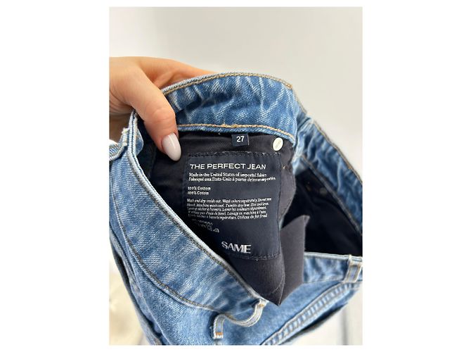 Autre Marque NO FIRMADO / SIN FIRMAR Jeans T.US 27 Algodón Azul - vista 4