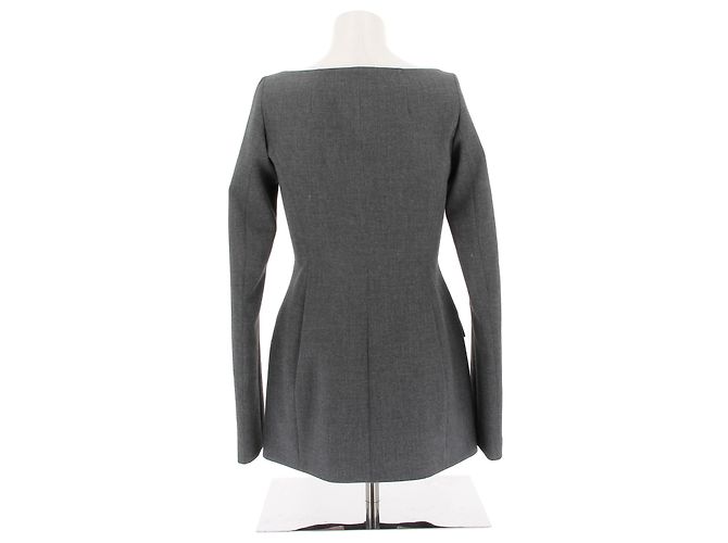 ATTICO Jacken T.FR 38 Polyester Grau - Ansicht 2