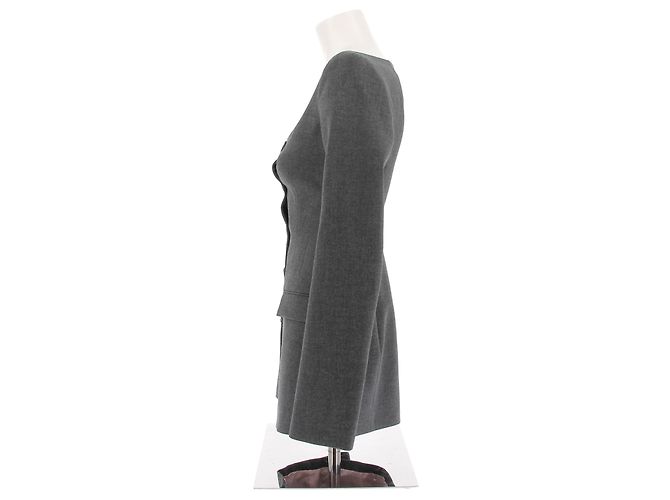 ATTICO Jacken T.FR 38 Polyester Grau - Ansicht 4