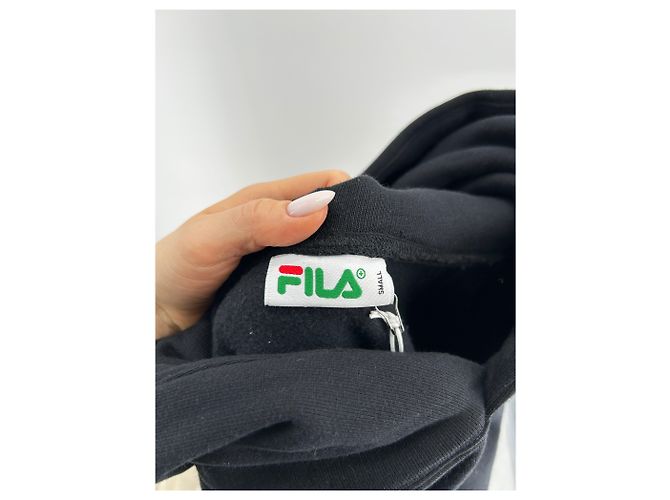 Autre Marque FILA Malhas e moletons T.Internacional S Algodão Preto - vista 4
