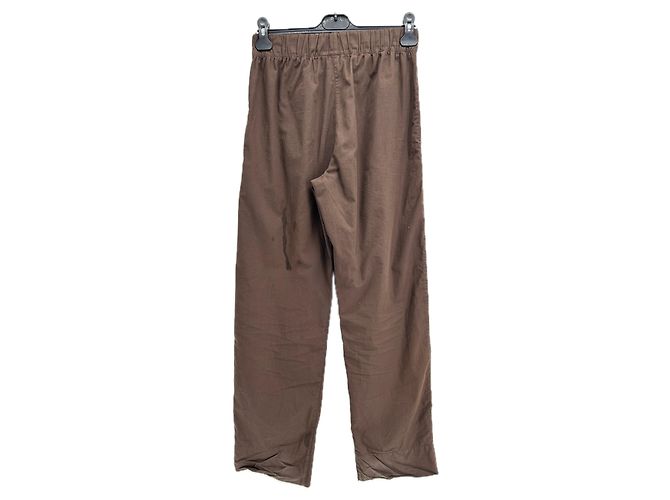 Autre Marque TEKLA Trousers T.International XS Cotton Brown - view 2