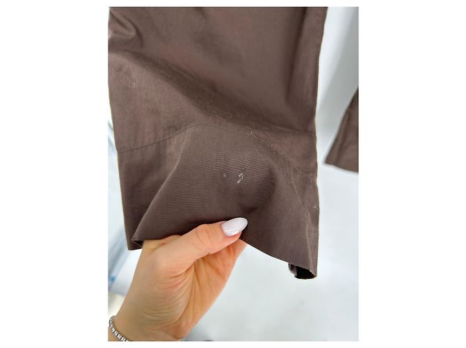 Autre Marque TEKLA Trousers T.International XS Cotton Brown - view 3