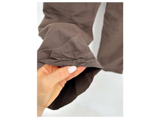 Autre Marque TEKLA Trousers T.International XS Cotton Brown - view 4