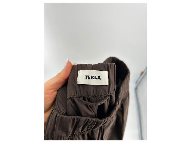 Autre Marque TEKLA Trousers T.International XS Cotton Brown - view 6