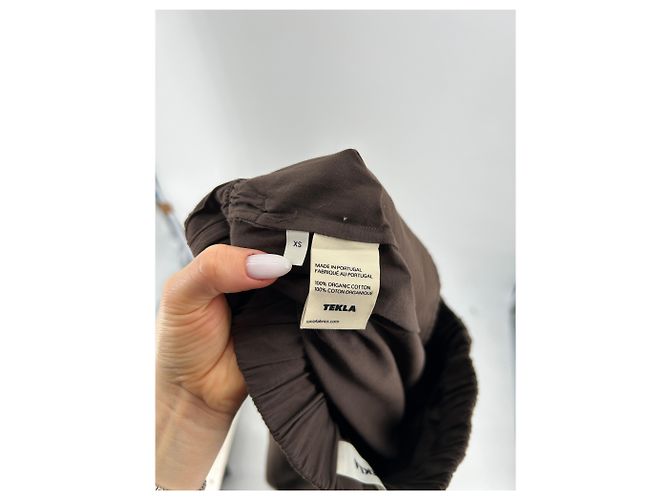 Autre Marque TEKLA Trousers T.International XS Cotton Brown - view 7
