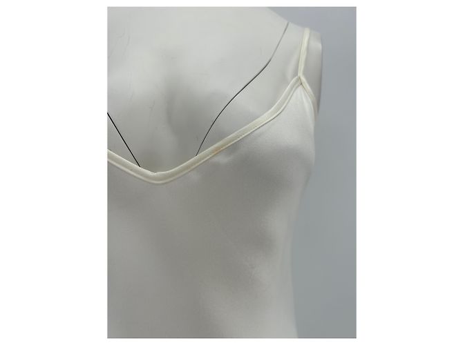 Vestidos ENZA COSTA T.US 1 Seda Branco - vista 5