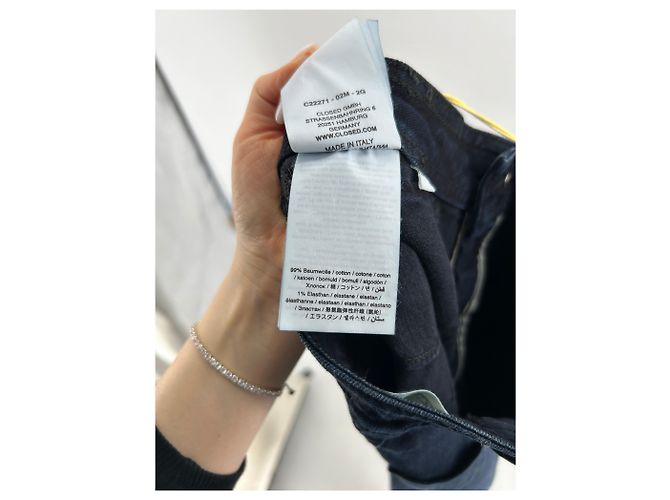 Jeans CLOSED T.US 24 Cotone Blu - vista 6