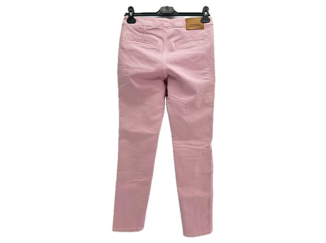 Jeans ISABEL MARANT T.FR 36 Algodón Rosa - vista 2