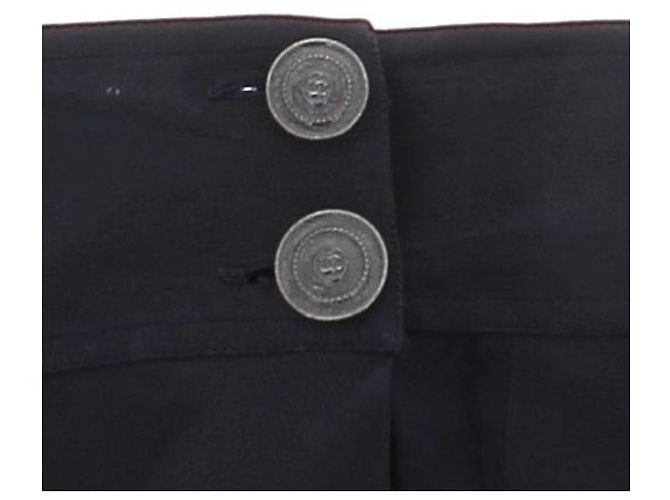 Faldas CHANEL T.Internacional S Seda Azul marino - vista 7
