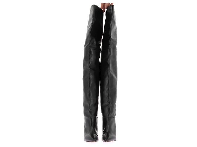 Botas ISABEL MARANT T.EU 38 Cuero Negro - vista 4