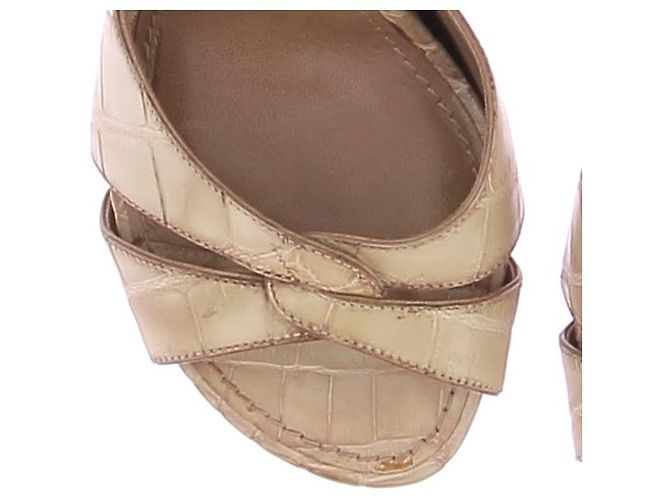 Louis Vuitton Absätze T.EU 38 Leder Beige - Ansicht 11