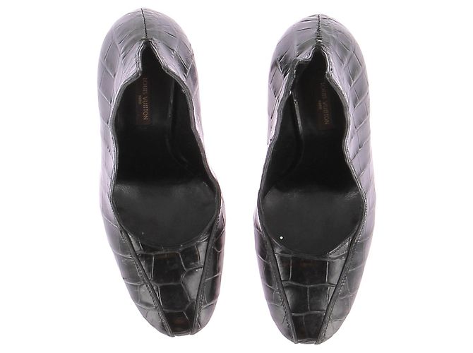 Louis Vuitton Absätze T.EU 37 Leder Schwarz - Ansicht 6