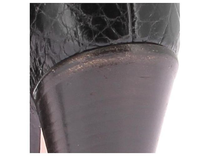 Louis Vuitton Absätze T.EU 37 Leder Schwarz - Ansicht 8