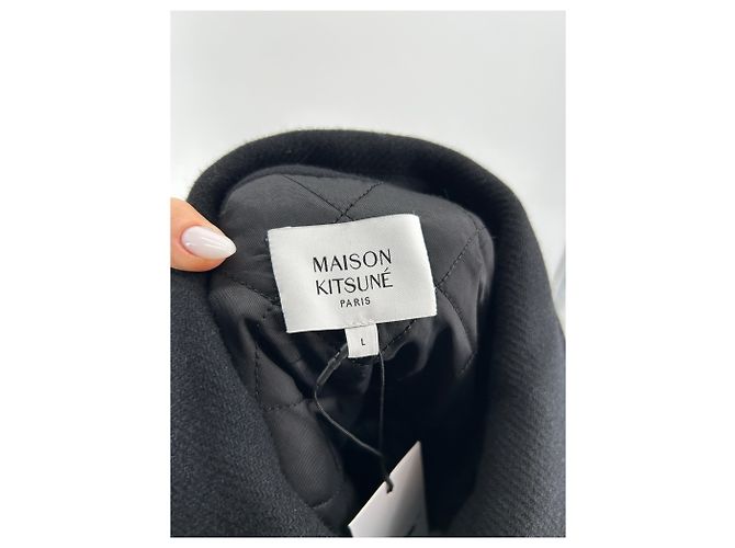 Autre Marque MAISON KITSUNE Jacken T.International L Wolle - Ansicht 4