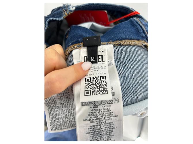 DIESEL Jeans T.US 27 Algodón Azul - vista 5