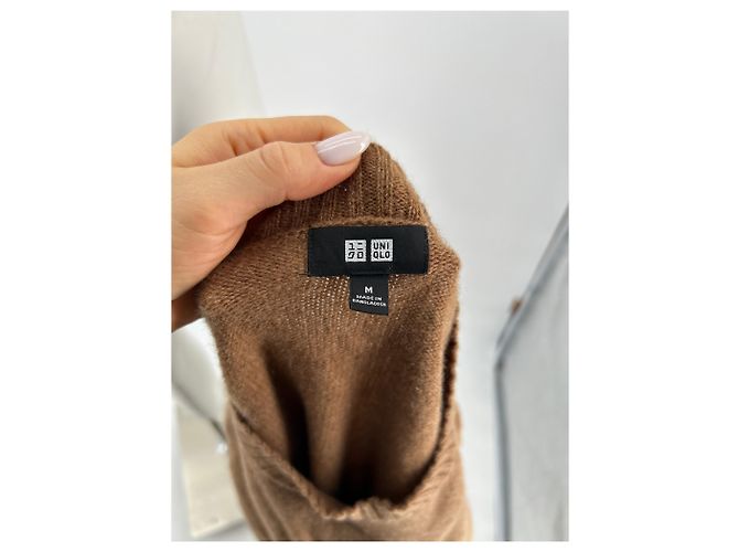 UNIQLO Tricot T. International M Laine Camel - vue 5