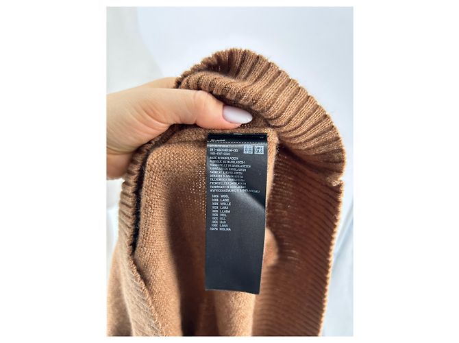 UNIQLO Tricot T. International M Laine Camel - vue 6
