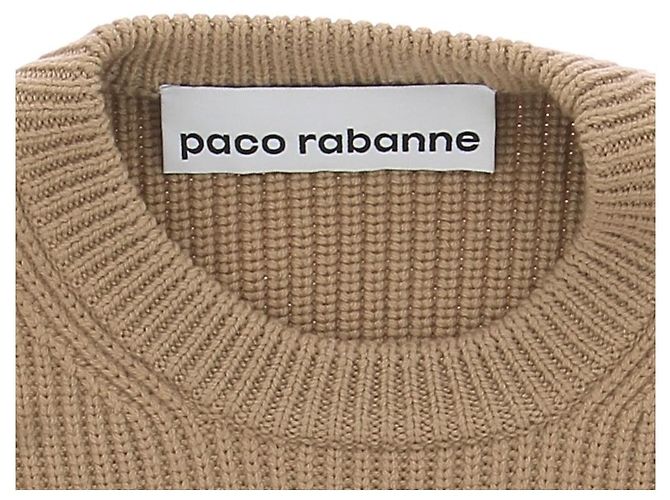 PACO RABANNE Strickwaren T.International XS Wolle Beige - Ansicht 6