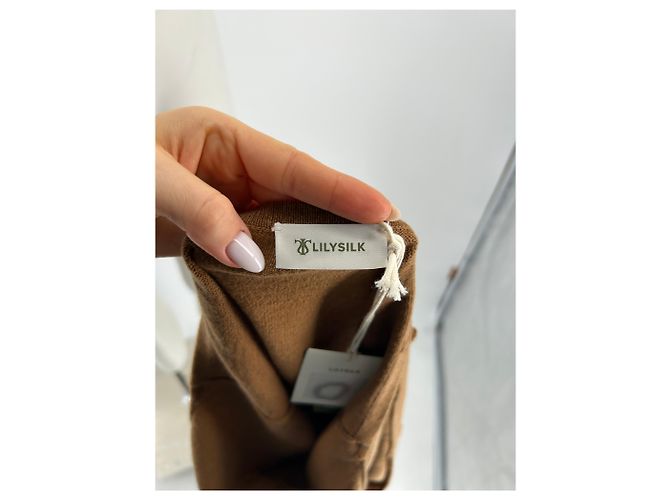 Autre Marque LILYSILK Tops T.International S Cashmere Camel - view 6