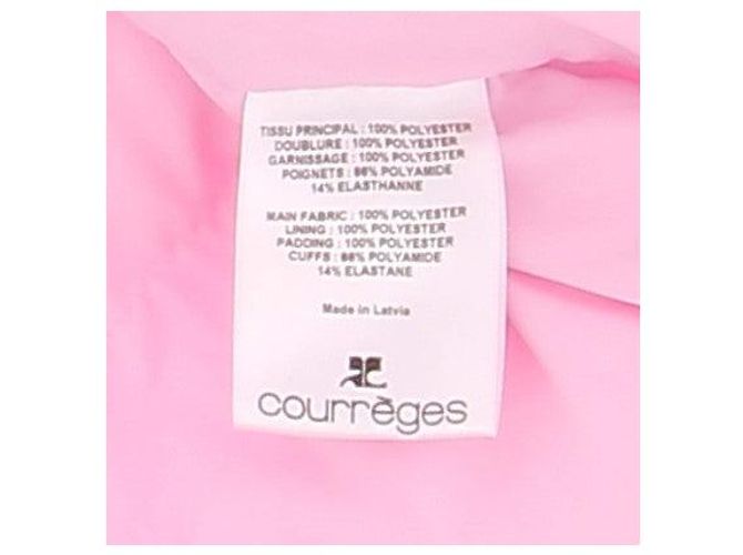 COURREGES Mäntel T.International XS Polyester Pink - Ansicht 3