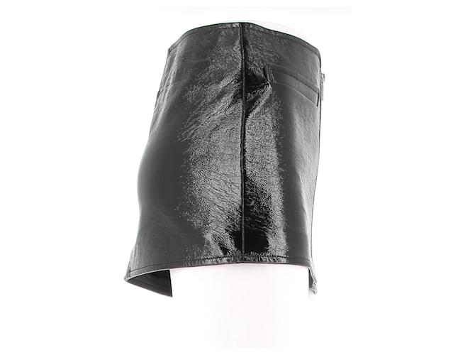 Faldas COURREGES T.FR 34 Algodón Negro - vista 3
