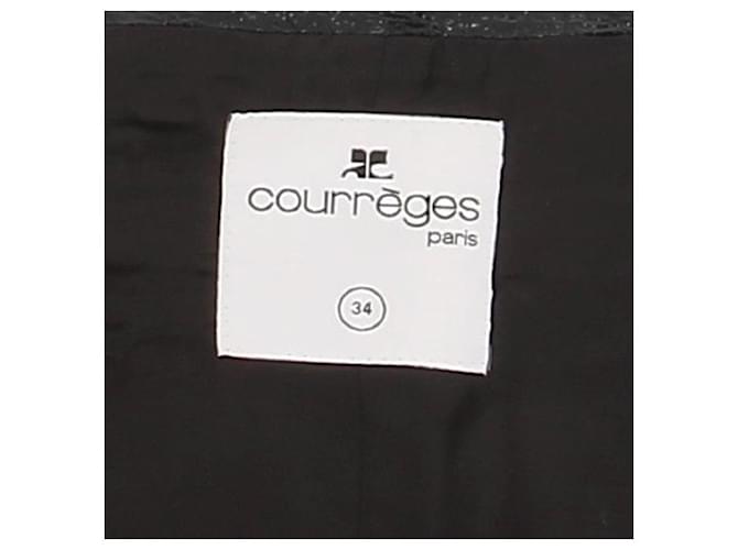 Faldas COURREGES T.FR 34 Algodón Negro - vista 5