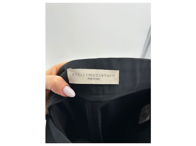 Stella Mc Cartney STELLA MCCARTNEY Pantalones T.IT 40 Algodón Negro - vista 3