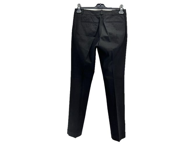 LACOSTE Pantalones T.FR 36 Algodón Negro - vista 2