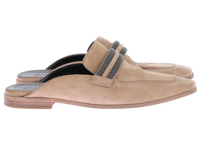 Mule e zoccoli Brunello Cucinelli T.EU 38 in suede - vista 3