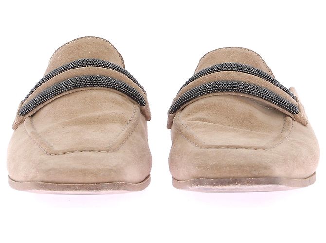 Mule e zoccoli Brunello Cucinelli T.EU 38 in suede - vista 4